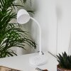 Lampe de table Grenoble LED Blanc, 1 lumière