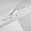 Plafonnier Rauma LED Nickel mat, 1 lumière