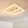 Plafonnier Rauma LED Nickel mat, 1 lumière