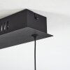 Suspension Eaglesham LED Noir, 1 lumière