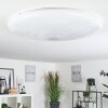 Plafonnier Mixta LED Blanc, 1 lumière, Télécommandes, Changeur de couleurs