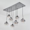 Suspension Leissigen Argent Oxydé, 7 lumières