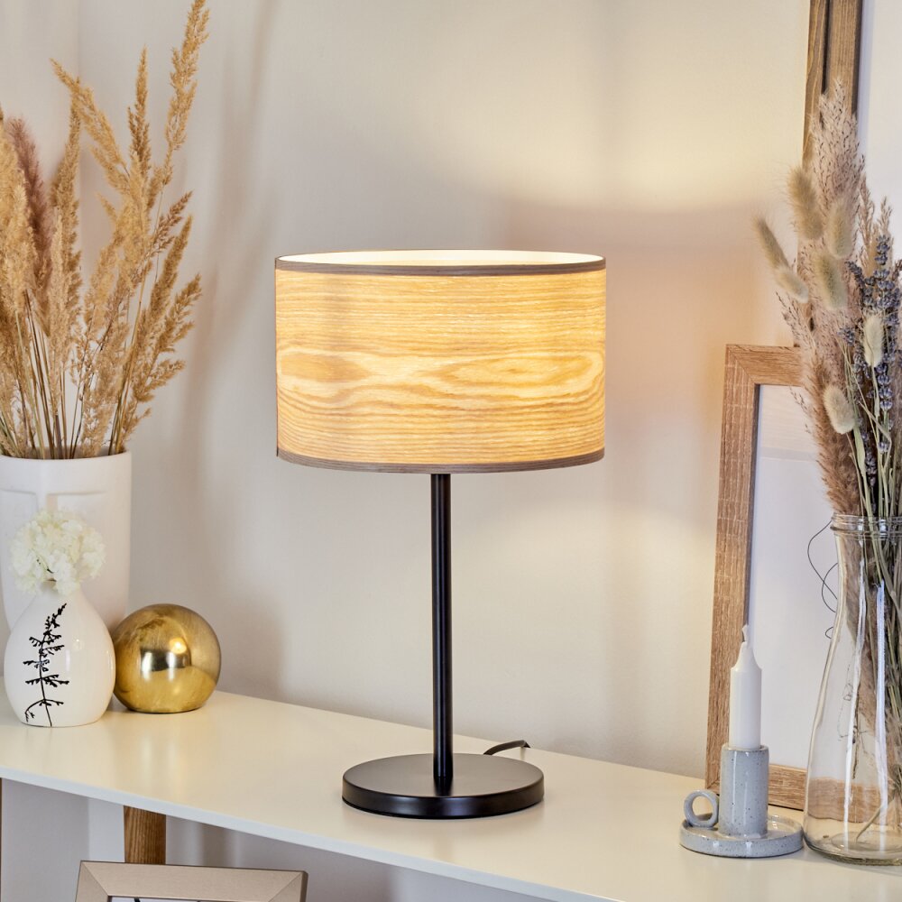 Lampe de table Fleuriot Noir, 1 lumière main product photo