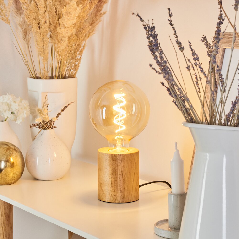 Lampe de table Yuto Écru, 1 lumière main product photo