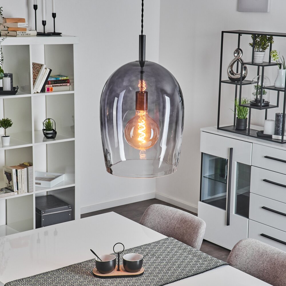 Suspension Magnano Noir, 1 lumière main product photo