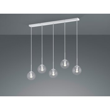 Suspension Trio Balini LED Blanc, 5 lumières