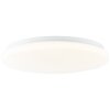 Plafonnier Brilliant Heddy LED Blanc, 1 lumière, Télécommandes, Changeur de couleurs