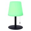 Lampe à poser Lucide RIO LED Noir, 1 lumière, Changeur de couleurs