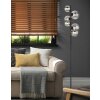 Lampadaire Globo RIHA LED Noir, 6 lumières