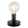 Lampe de table Globo JOHANNA Noir, 1 lumière