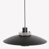 Suspension Steinhauer Flinter Noir, 1 lumière