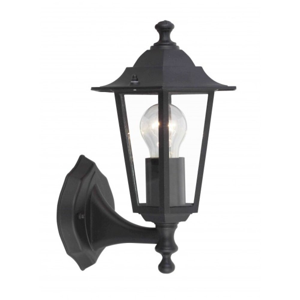 Applique murale d'extérieur Brilliant Crown Noir, 1 lumière main product photo
