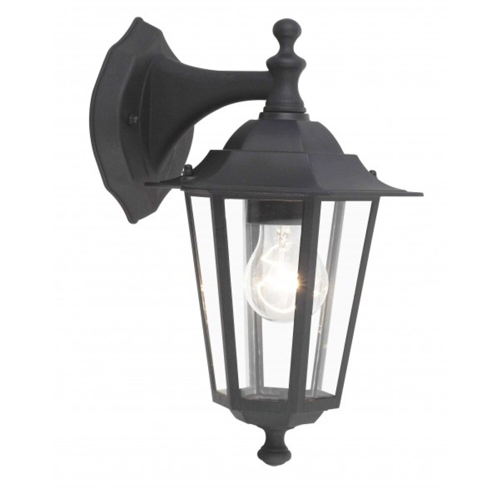 Applique murale d'extérieur Brilliant Crown Noir, 1 lumière main product photo