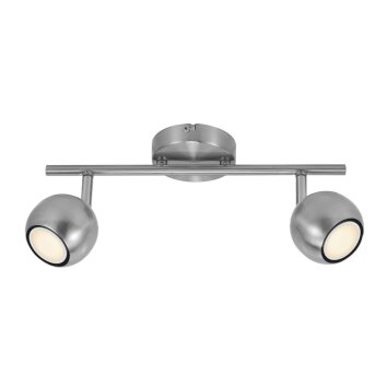Plafonnier Nordlux CHICAGO Acier inoxydable, 2 lumières