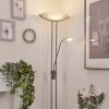 Lampadaire Urama Nickel mat, 2 lumières