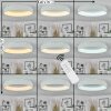 Plafonnier Maraya LED Blanc, 1 lumière, Télécommandes