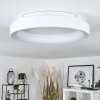 Plafonnier Maraya LED Blanc, 1 lumière, Télécommandes