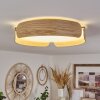 Plafonnier Fuscado LED Couleur bois, 1 lumière