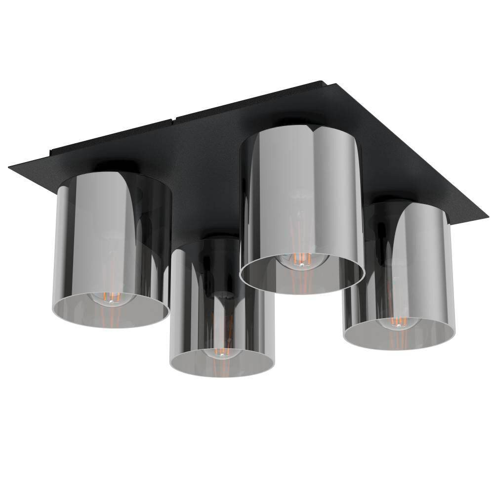 Plafonnier Eglo GOROSIBA Noir, 4 lumières main product photo