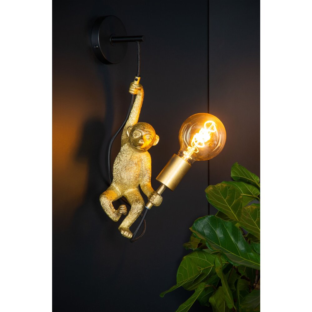 Applique murale Lucide EXTRAVAGANZA CHIMP Noir, 1 lumière main product photo