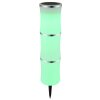 lampe solaire Globo LED Chrome, Blanc, 1 lumière, Changeur de couleurs