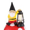 lampe solaire Globo ZWERG LED Jaune, Rouge, Noir, Blanc, 1 lumière