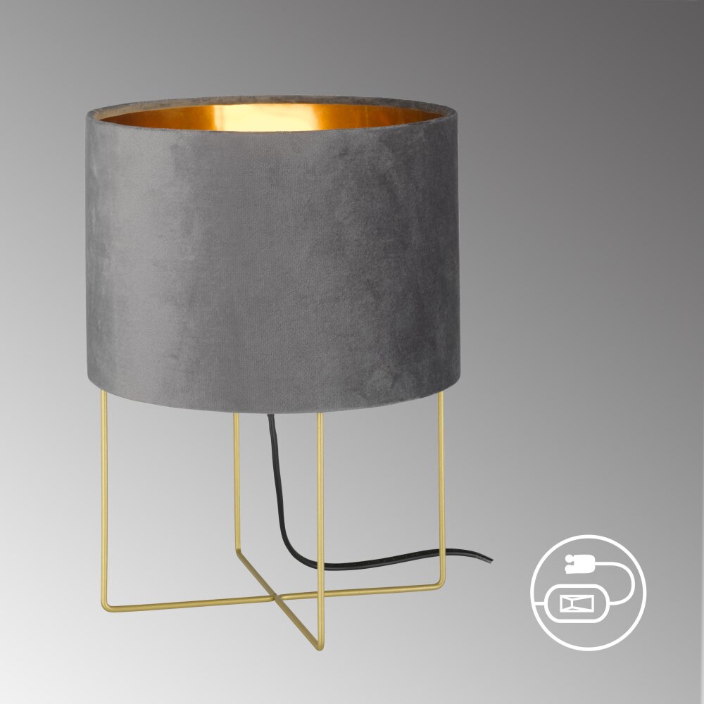 Lampe de table Fischer & Honsel Aura Or, 1 lumière main product photo