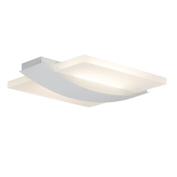 Plafonnier Brilliant Solution LED Blanc, 1 lumière