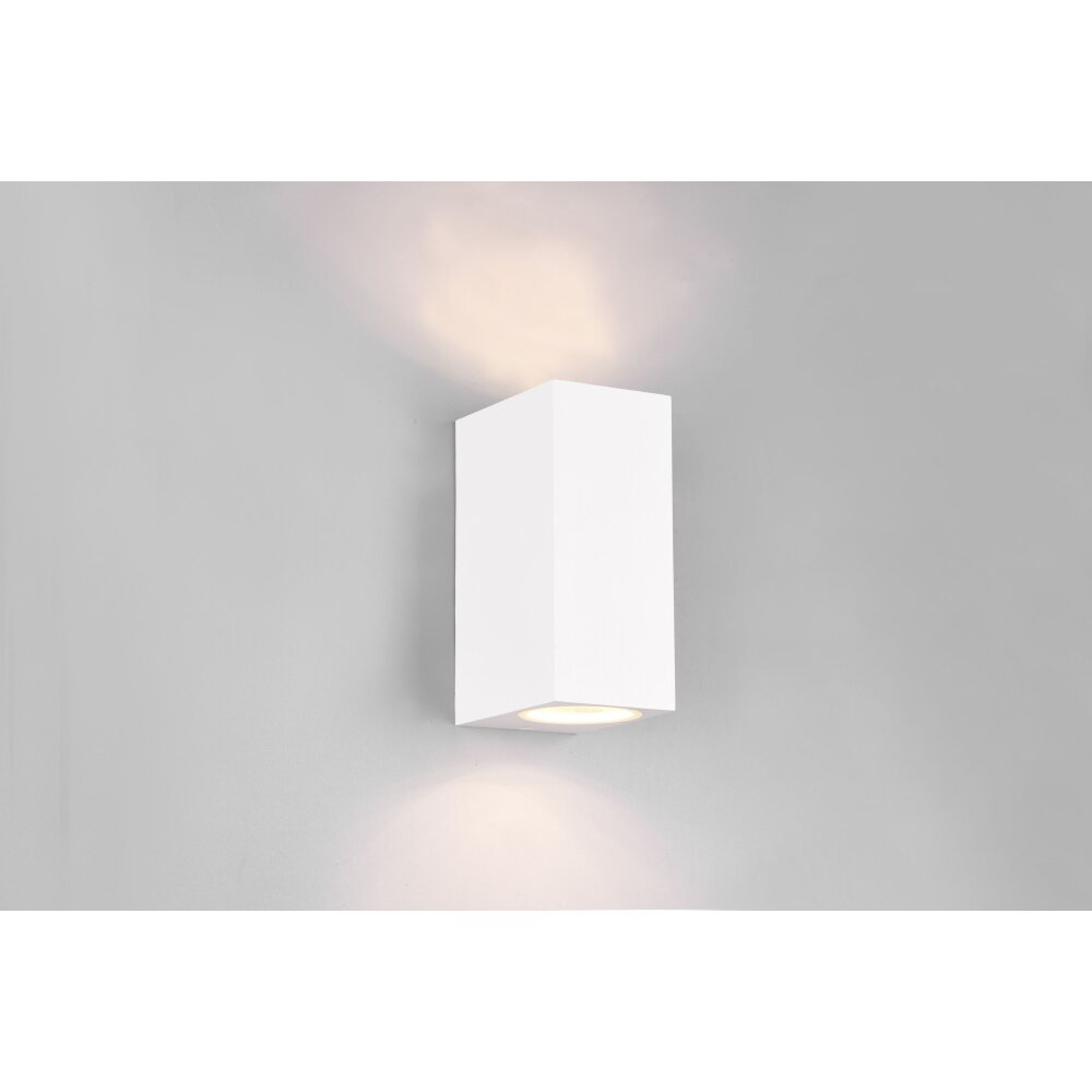 Applique murale d'extérieur Trio Roya Blanc, 2 lumières main product photo