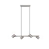 Suspension Trio MARLEY Nickel mat, 4 lumières