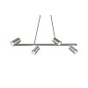 Suspension Trio MARLEY Nickel mat, 4 lumières