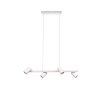 Suspension Trio MARLEY Blanc, 4 lumières