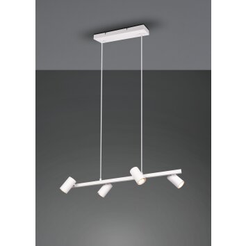 Suspension Trio MARLEY Blanc, 4 lumières Suspension Trio MARLEY Blanc, 4 lumières