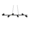 Suspension Trio MARLEY Noir, 6 lumières