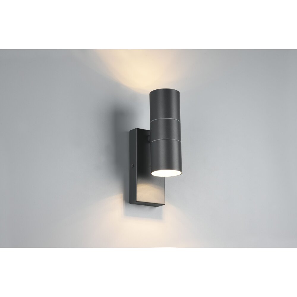 Applique murale Reality Laredo Anthracite, 2 lumières main product photo