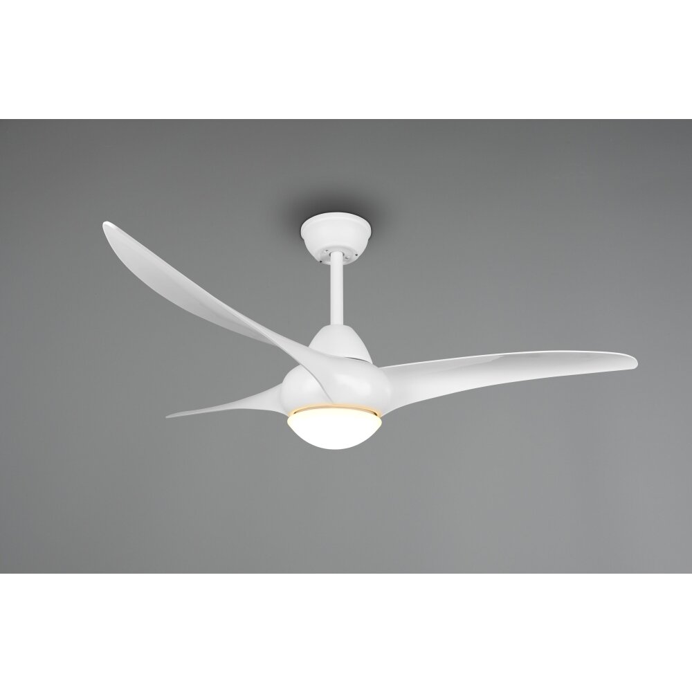 Ventilateur de plafond Reality Alesund LED Blanc, 1 lumière, Télécommandes main product photo