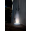 Lampe de table Lutec PEPPER LED Blanc, 1 lumière, Changeur de couleurs