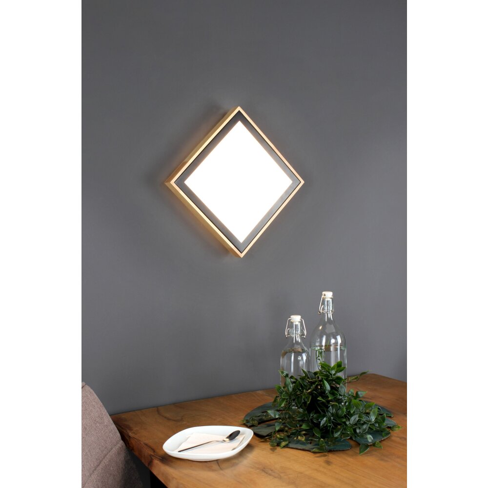 Applique murale Luce Design SOLSTAR LED Écru, Noir, 1 lumière main product photo