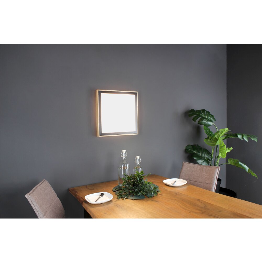 Applique murale Luce Design SOLSTAR LED Écru, Noir, 1 lumière main product photo