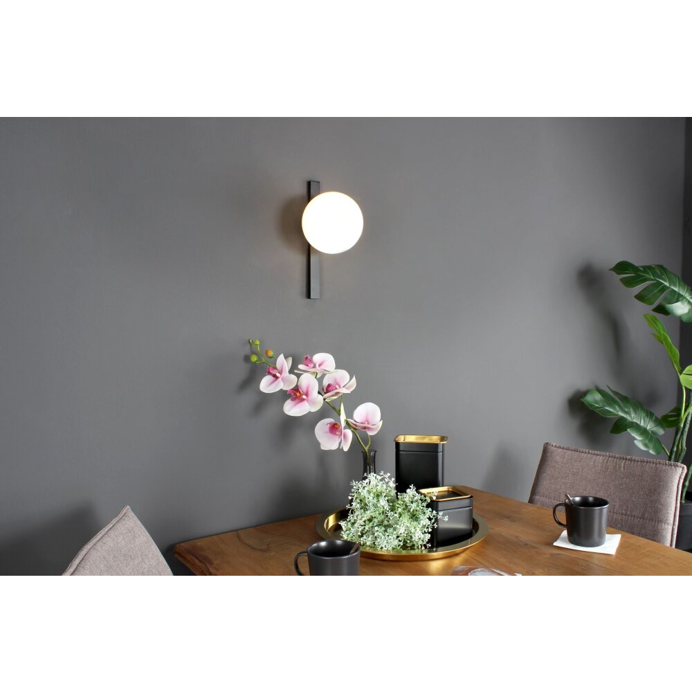 Applique murale Luce Design PLUTO Noir, 1 lumière main product photo