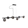Suspension Luce Design NEPTUN Noir, 6 lumières