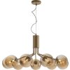 Suspension Luce Design NEPTUN Laiton, 9 lumières