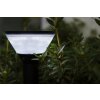 Borne lumineuse Lutec KARLO LED Noir, 1 lumière, Détecteur de mouvement, Changeur de couleurs
