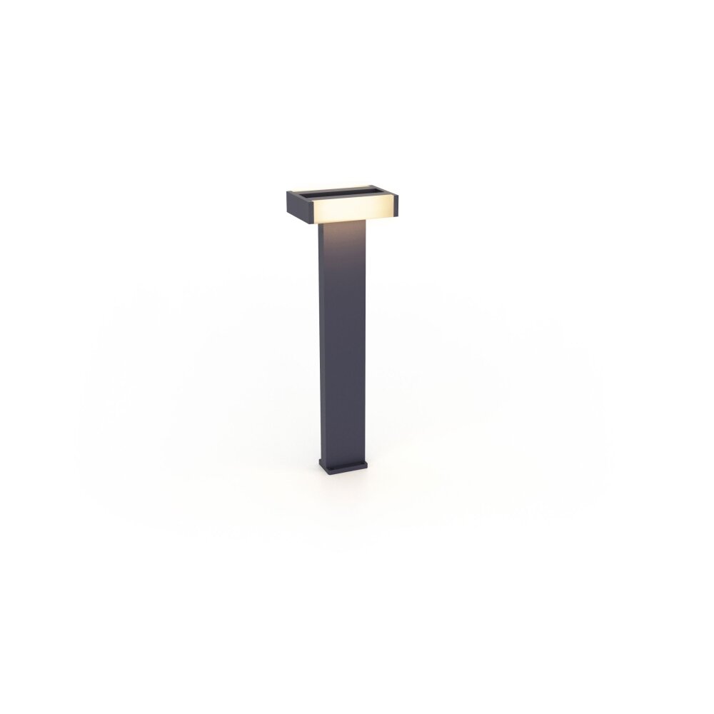 Borne lumineuse Lutec CONROY LED Anthracite, 1 lumière main product photo