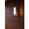 Applique murale d'extérieur Lutec ELARA LED Acier inoxydable, 1 lumière, Détecteur de mouvement