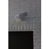 Applique murale d'extérieur Lutec ARTICA LED Blanc, 1 lumière, Détecteur de mouvement