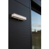 Applique murale d'extérieur Lutec DOBLO LED Anthracite, 1 lumière, Détecteur de mouvement