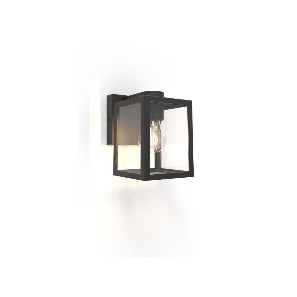 Applique murale d'extérieur Lutec SHIVA Noir, 1 lumière main product photo