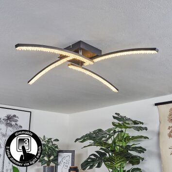 Plafonnier Rheinfelden LED Scintillant, Clair, 1 lumière