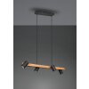 Suspension Trio MARLEY Écru, Noir, 4 lumières